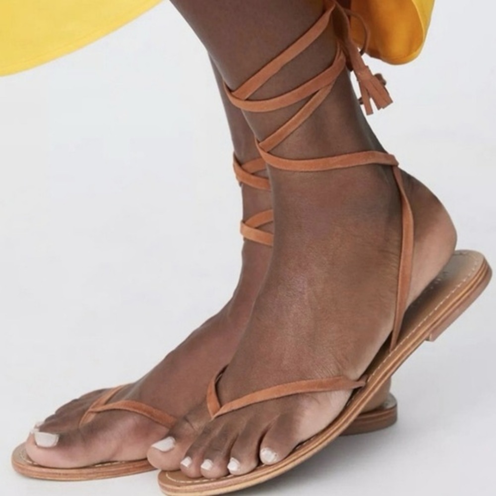 NEW Anthropologie Pilcro Tie Up Sandals